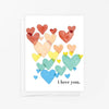 Greeting Card - I Love You - Valentine's Day