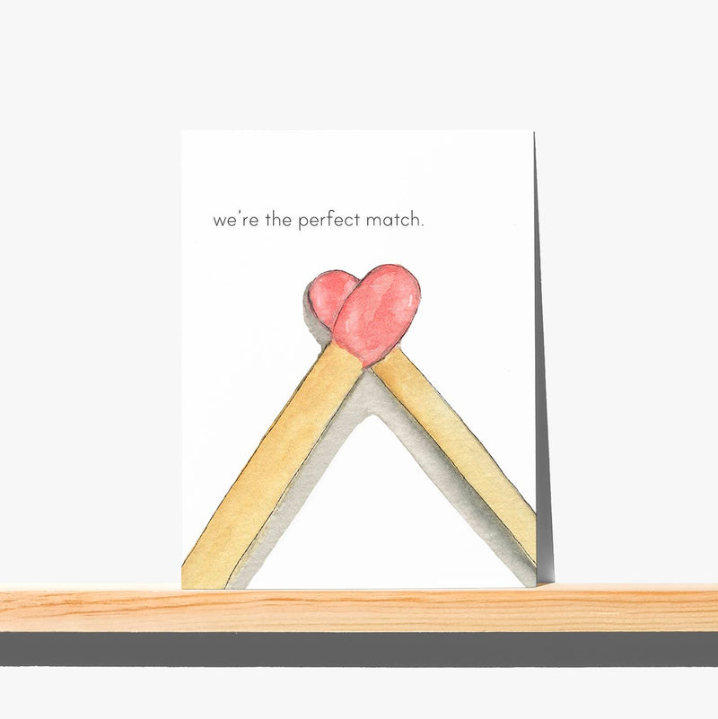 Greeting Card - Perfect Match - Valentine's Day