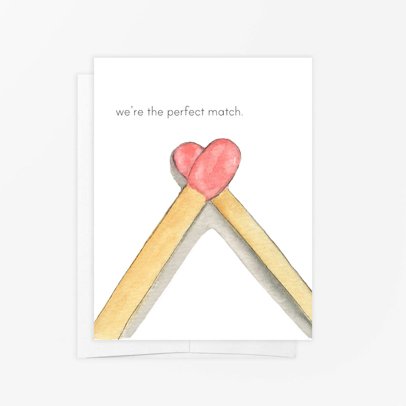 Greeting Card - Perfect Match - Valentine's Day