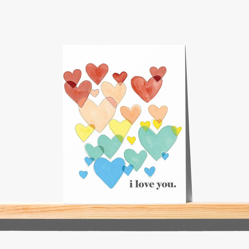 Greeting Card - I Love You - Valentine's Day