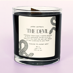 The Devil | Rosewater & Smoked Cedar Tarot Soy Candle