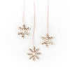 Simple Snowflake Wooden Ornaments