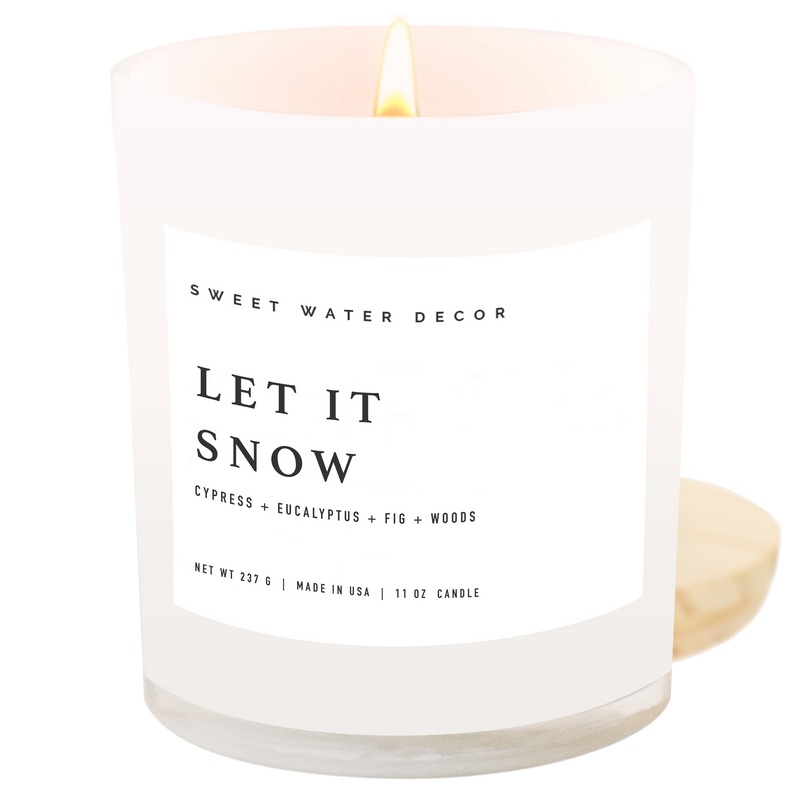 Let It Snow Soy Candle (11 oz)