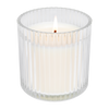 Love You Fluted Soy Candle - Ribbed Glass Jar